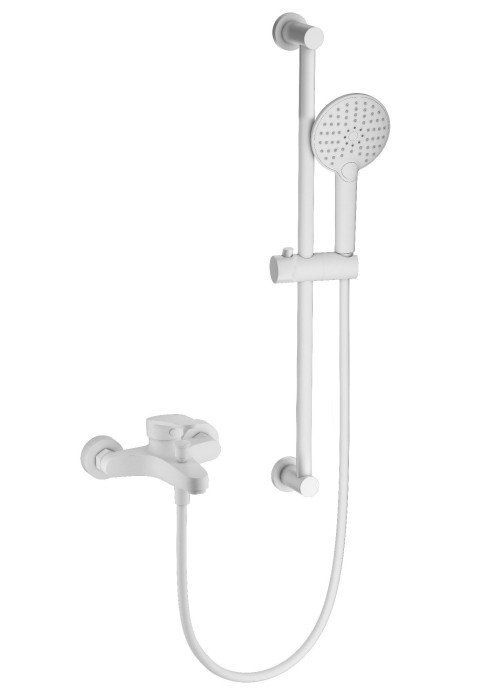 Смеситель для ванны с душевым гарнитуром, Wonzon &amp; Woghand, WW-C2501-MW цвет: белый