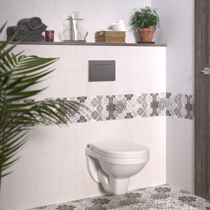 Унитаз BERGES GAMMA, сиденье дюропласт Gamma SO, арт. 081105