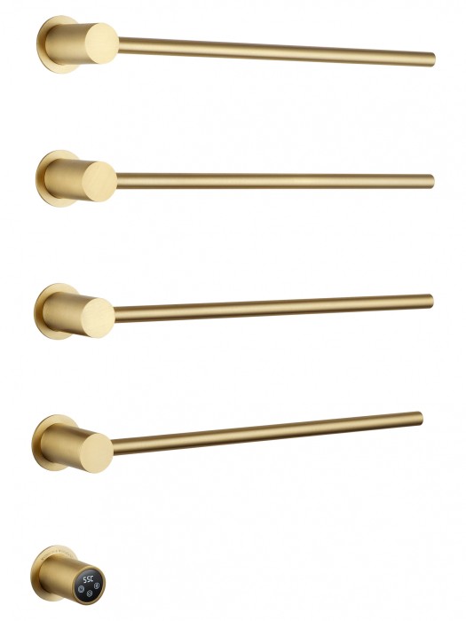 Полотенцесушитель электрический встраиваемый, Wonzon &amp; Woghand Hamburg, WW-AL314-BG цвет: золото