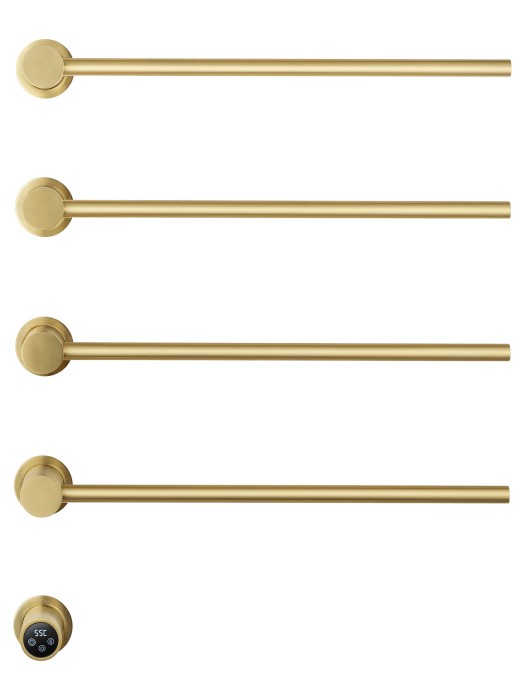 Полотенцесушитель электрический встраиваемый, Wonzon & Woghand Hamburg, WW-AL314-BG цвет: золото