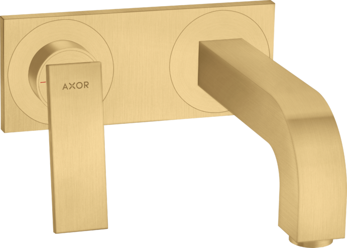 Смеситель для раковины Citterio Axor, шлифованное золото арт. 39119250