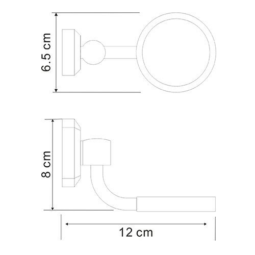 Держатель одинарный WasserKRAFT арт. K-C175