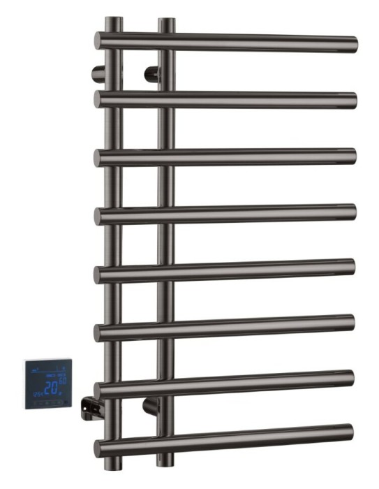 Полотенцесушитель электрический форма круглая 50x80см, серый, Uno Boheme 722-GM
