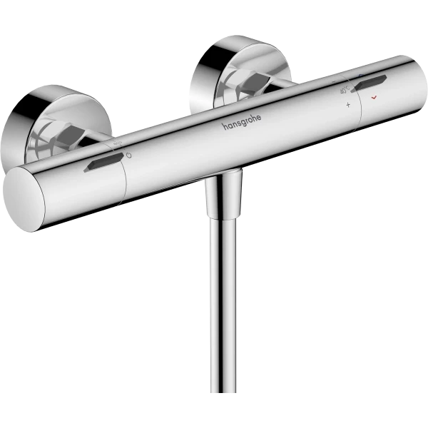Смеситель для душа с термостатом Fine, Hansgrohe Ecostat, хром арт. 13324000