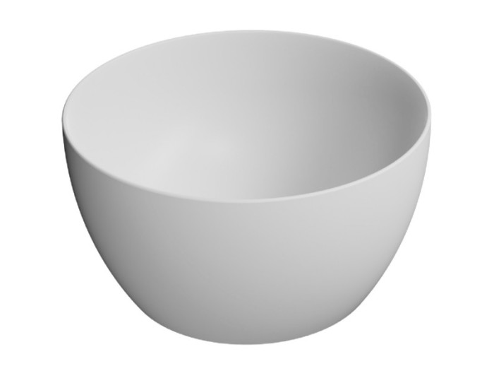 Раковина накладная 42х42х22 см, матовая, санфарфор, Color-elements GSI арт. 885209