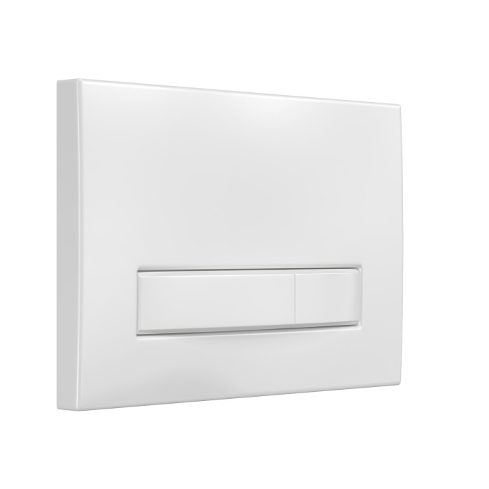 Комплект инсталляции -  кнопка белая, унитаз QUATTRO S Rimless 49 см, сидение дюропласт микролифт, быстросъём, Berges ATOM Line арт. 043363