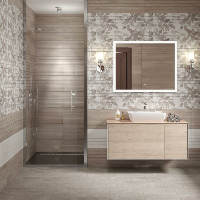 Тумба подвесная 120см, 3 ящика, Plaza modern Kerama Marazzi, коричневый - PLB.M.120.3\OAK.O