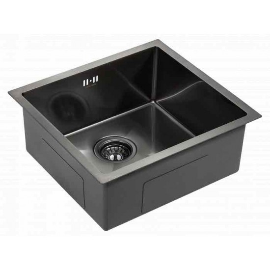 Мойка для кухни нержавеющая 480х440мм Paulmark MARX, вороненая сталь - PM214844-GM