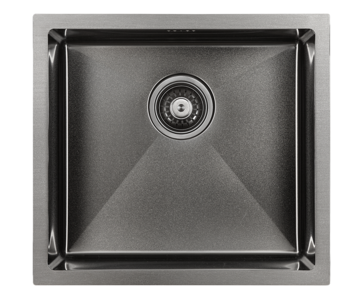 Мойка для кухни нержавеющая 480х440мм Paulmark MARX, вороненая сталь - PM214844-GM