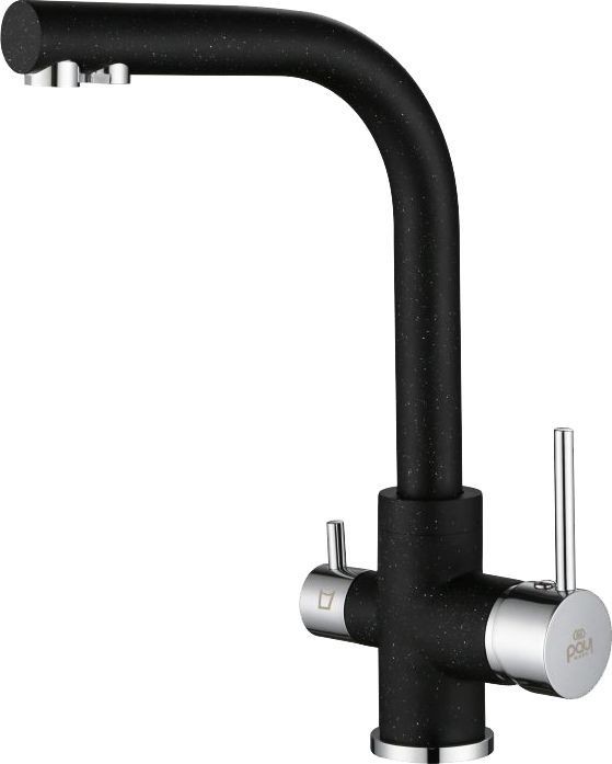 Смеситель для кухни  Paulmark ESSEN, черный - Es213011-308