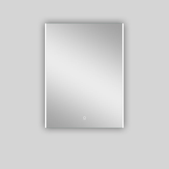 Зеркало 600х800 в алюминиевом корпусе, подсветка, сенсорный выключатель с функцией диммера, Azario Viva - AZ-Z-070CS