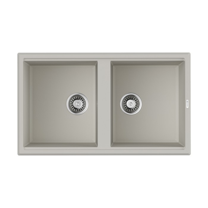 Кухонная мойка Omoikiri Tedori 86-2-WH Tetogranit, цвет белый арт. 4993927