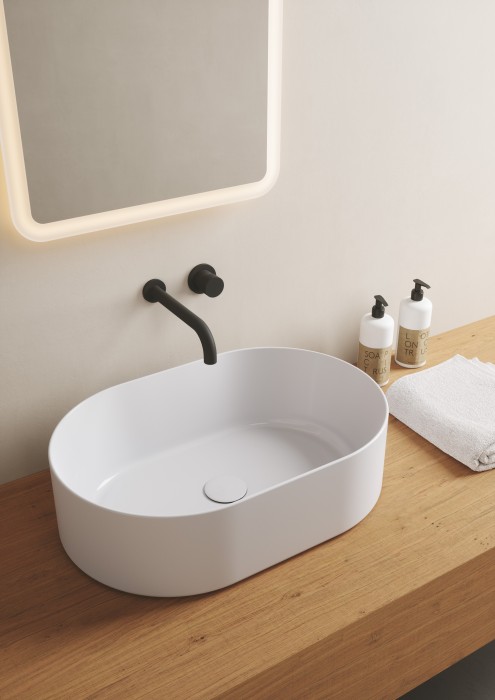 Накладная раковина 60x40x17 cm, Olympia ceramica Open, белый глянцевый арт. OPE42OV60001