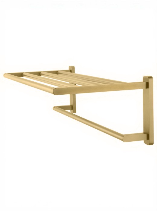 Полотенцедержатель с полкой, Wonzon & Woghand Graffity, WW-9381-BG цвет: золото