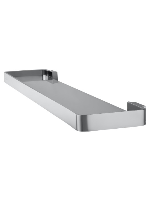 Стеклянная полка для ванной, Wonzon & Woghand Lotte, WW-8327A цвет: хром