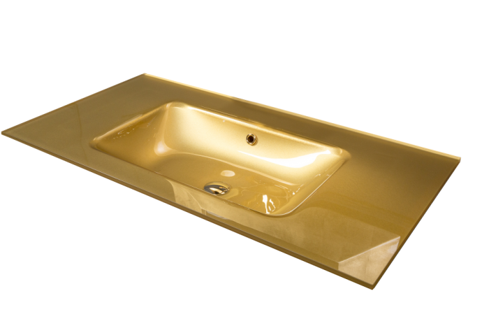 Столешница стекло 80см моноблок gold, Boheme Neoart - 852-080-G
