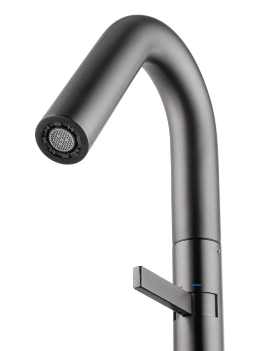 Смеситель для раковины высокий, Wonzon & Woghand, WW-6068-BGG цвет: графит