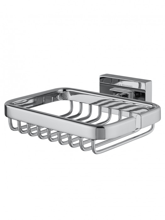 Мыльница с держателем, Wonzon &amp; Woghand Flat, WW-9724 цвет: хром