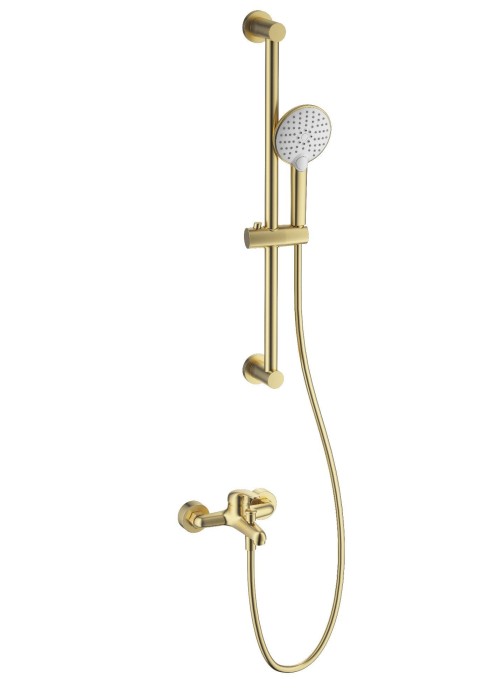 Смеситель для ванны с душевым гарнитуром, Wonzon &amp; Woghand, WW-4560-BG цвет: золото