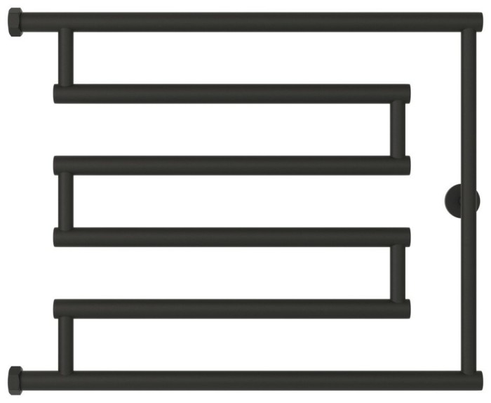 Сунержа Водяной полотенцесушитель 500x650, High-Tech+, 15-4052-5065 цвет: тёмный титан муар
