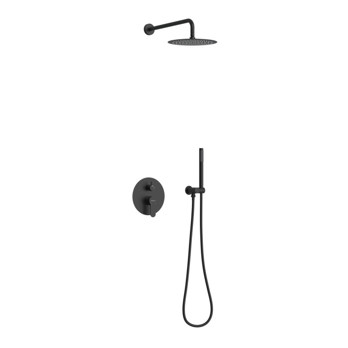 Душевой комплект BERGES Ventas, черный арт. 073004