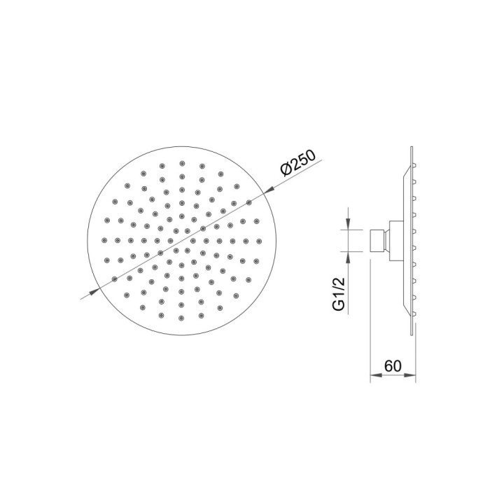 Душевой комплект BERGES Ventas, черный арт. 073004
