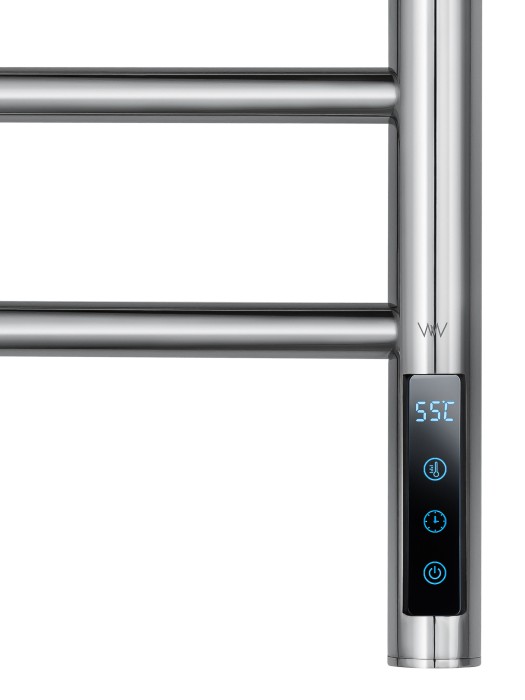 Полотенцесушитель электрический, Wonzon & Woghand Bonn, WW-AL409-CR цвет: хром