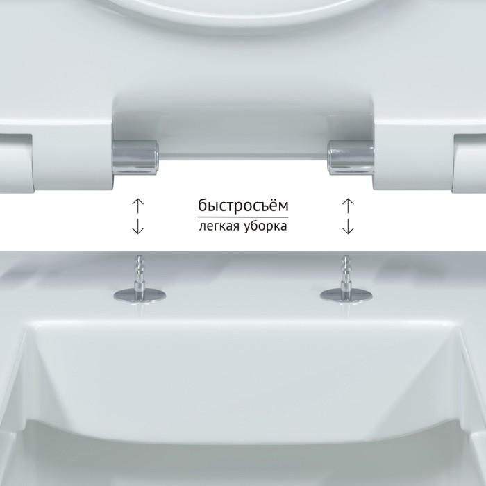 Унитаз BERGES STRATI, сиденье дюропласт Strati SO, арт. 082132