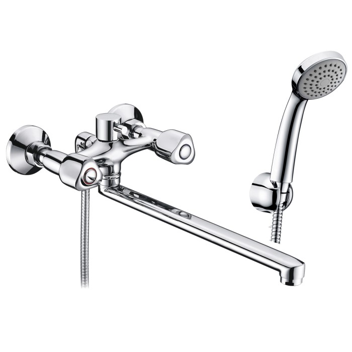 Смеситель для ванны с длинным изливом Amper 2900 WasserKRAFT арт. 2902L