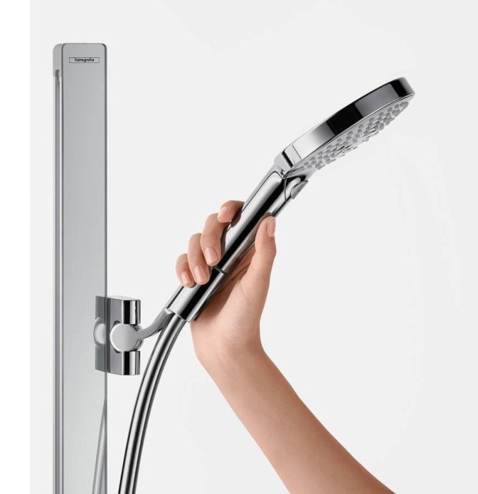 Душевой гарнитур со штангой 90см и мыльницей Raindance Select S Hansgrohe, хром арт. 27648000
