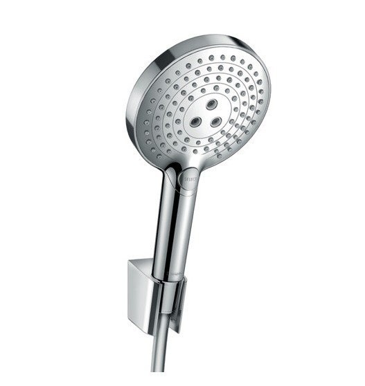 Душевой набор с держателем и шлангом 125см Raindance Select S Hansgrohe, хром арт. 26701000
