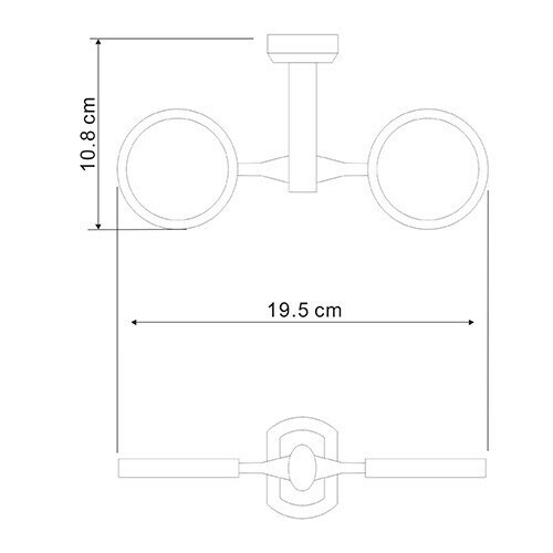 Держатель двойной WasserKRAFT арт. K-C174