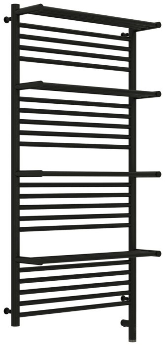 Сунержа Электрический полотенцесушитель 1200x600, Богема 3.0 с 4 полками, 31-5809-1260 цвет: матовый чёрный