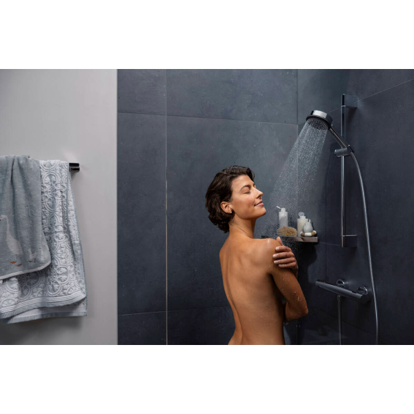 Смеситель для душа с термостатом Fine с ограничителем температуры, Hansgrohe Ecostat, хром арт. 13323000