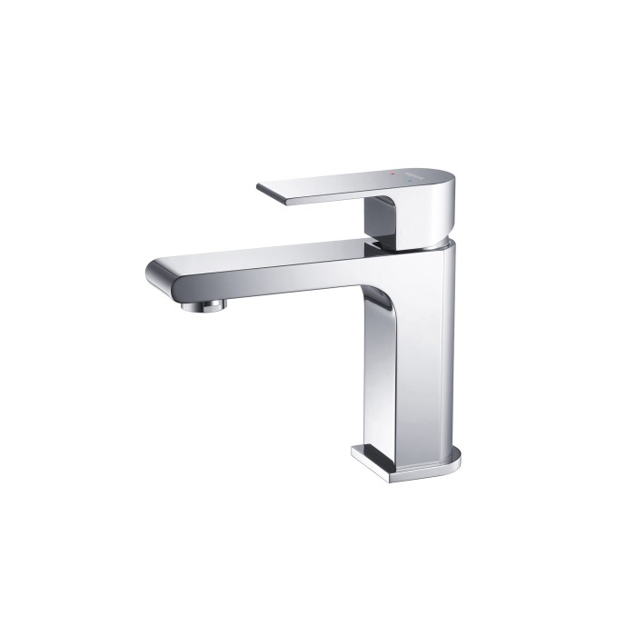 Смеситель для раковины, без донного клапана, Aquatek Лира, хром арт. AQ1410CR