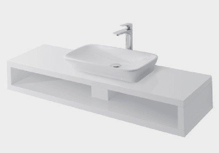 Консоль под раковину, подвесной, MH TOTO, FU10348U цвет: белый