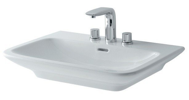 Раковина 65х45 см, накладная, MH TOTO, LW10415G цвет: белый