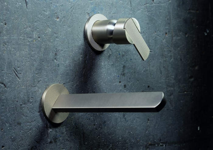 Смеситель для раковины встраиваемый, без донного клапана, Giulini Surf deluxe, матовый никель арт. 5820DLNKO