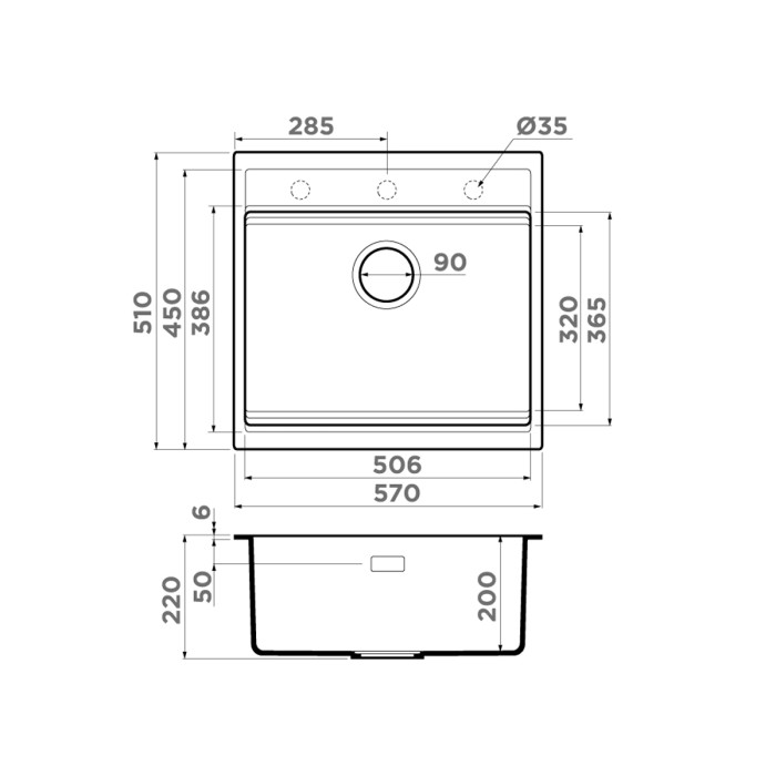 Кухонная мойка Omoikiri Kitagawa 57-AZ Artceramic, цвет azur blue арт. 4993300