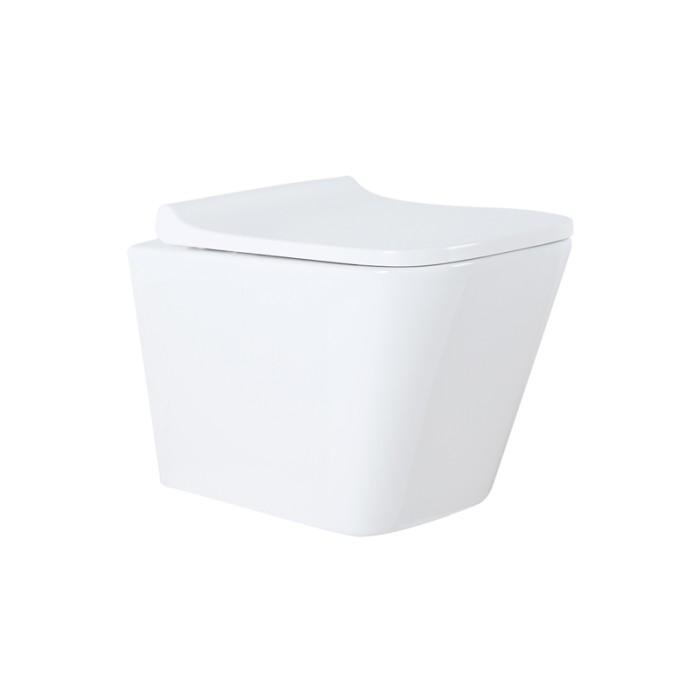 Готовый комплект инсталляция с панелью смыва + унитаз Teramo (квадратный) с сидением микролифт+ клавиша 0031, хром глянцевый  Azario - AZ-8010-1000+AZ-8200-0031+AZ-0052