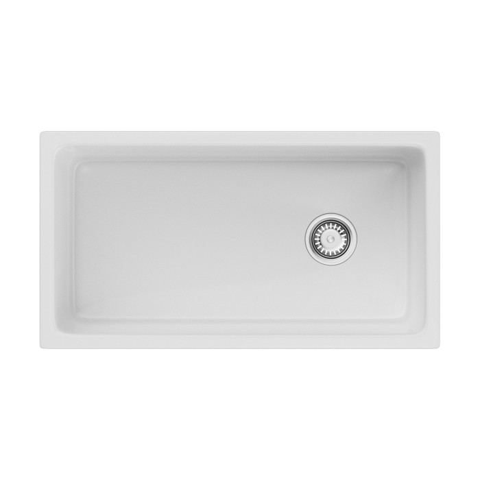Кухонная мойка Omoikiri Tokara 88-U, цвет I-WH Glossy Natceramic, цвет белый глянцевый арт. 4993867