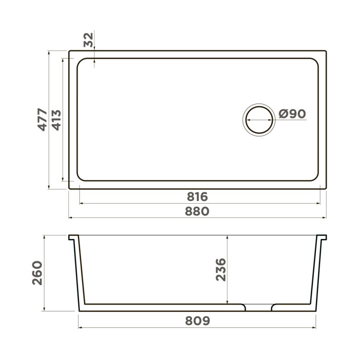 Кухонная мойка Omoikiri Tokara 88-U, цвет I-WH Glossy Natceramic, цвет белый глянцевый арт. 4993867