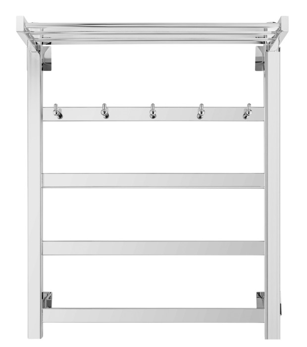 Полотенцесушитель водяной 60x40 Корсико 1 КСП (хром) Secado арт. 4603777480967