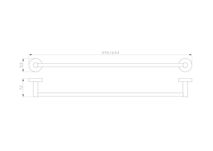 Вешалка для полотенец, Wonzon & Woghand Easy, WW-8112 цвет: хром