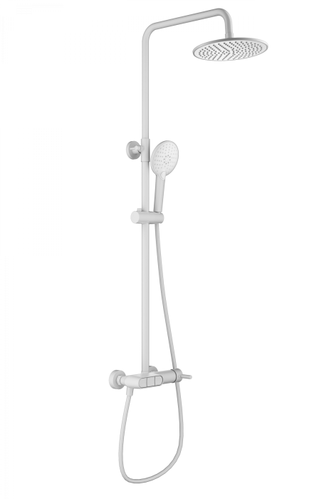 Душевая система, Wonzon &amp; Woghand Muse, WW-A30653-MW цвет: белый