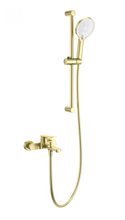 Смеситель для ванны с душевым гарнитуром, Wonzon &amp; Woghand, WW-C2036-BG цвет: золото