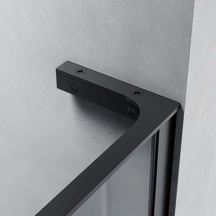 Душевая перегородка 800x2000, Veconi Korato, хром, стекло прозрачное арт. KR77-80-01-C8