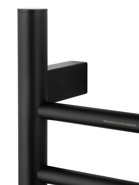 Полотенцесушитель электрический, Wonzon & Woghand Bonn, WW-AL4092-MB цвет: черный