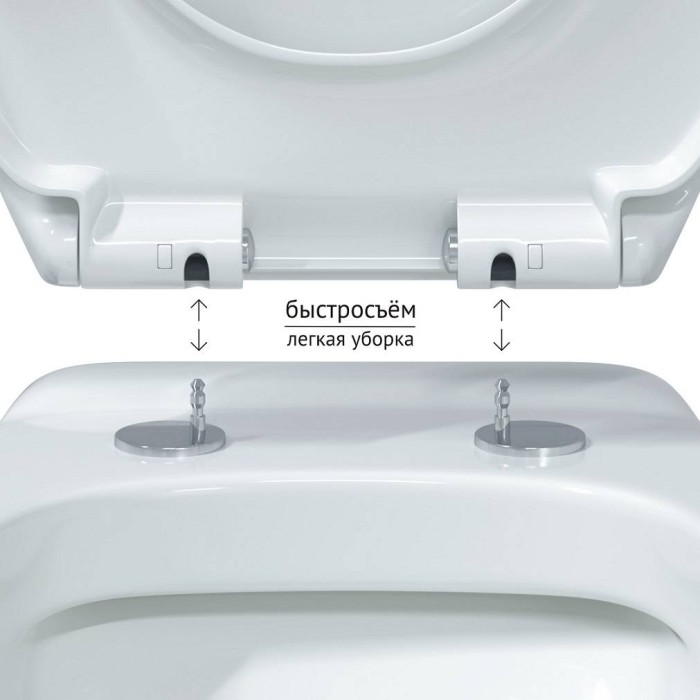 Унитаз BERGES ALBIT S, сиденье Optim SO, арт. 082146