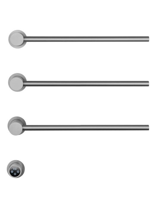 Полотенцесушитель электрический встраиваемый, Wonzon & Woghand Hamburg, WW-AL313-BR цвет: никель